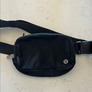 lululemon athletica Black Waist Pack with Logo